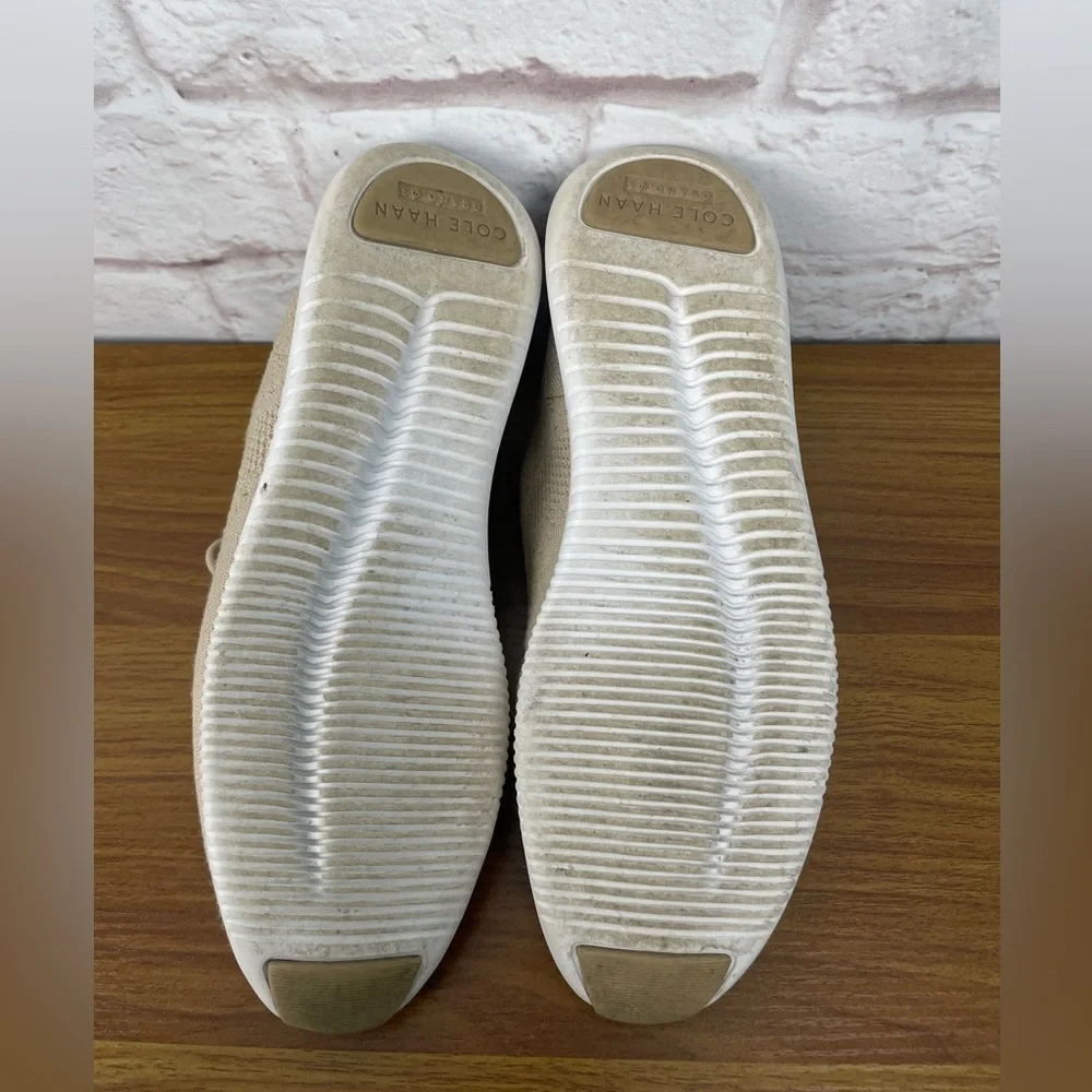 Cole Haan 2.Zero Grand Stitchlite Oxford Gold & Tan Sneakers Size 9